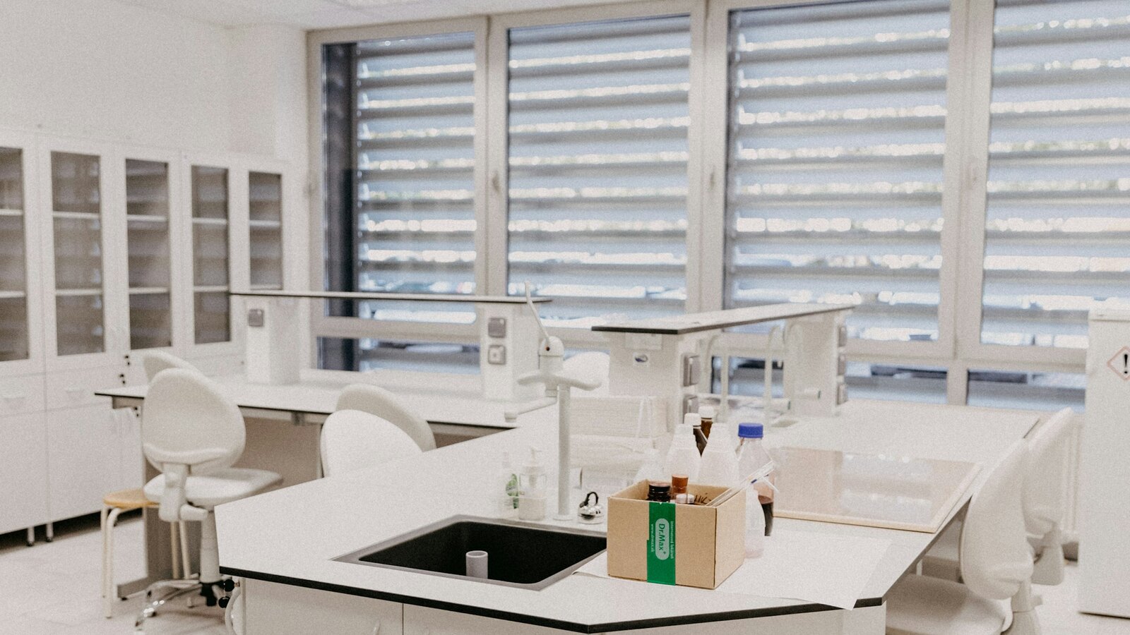 Cosmetics laboratory at Super Finish 2000