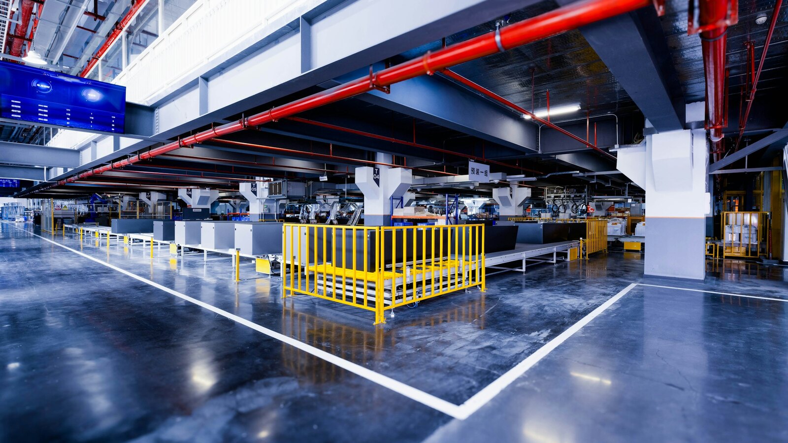 Modern manufacturing equipment